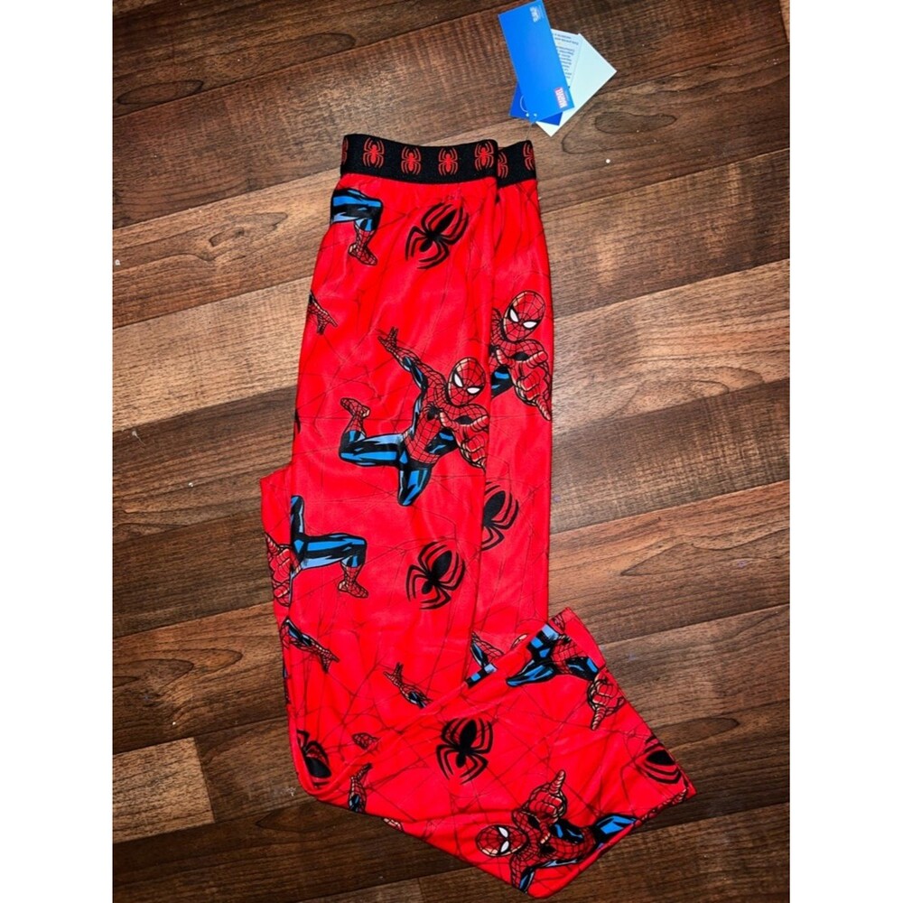 Marvel Red and Black Spider-Man Kids Pajama Pants